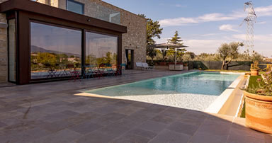 outdoor heated pool